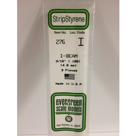 EVERGREEN EVG 276 I-BEAM .188
