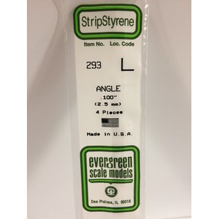 EVERGREEN EVG 293 ANGLE .100 EVERGREEN