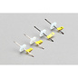 E-FLITE EFL U5328 Prop Shaft with Gear (2 Left & 2 Right): UMX B-17G