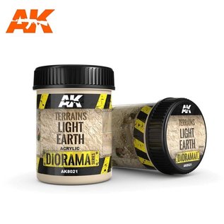 AK INTERACTIVE AKI 8021 TERRAINS LIGHT EARTH 250ml