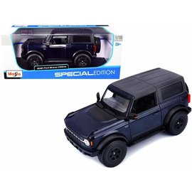 MAISTO MAI 31456-BL 2021 FORD BRONCO WILDTRAK TWO-DOOR BLUE