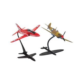 AIRFIX AIR A50187 SUPERMARINE SPITFIRE & RAF RED ARROWS HAWK STARTER SET