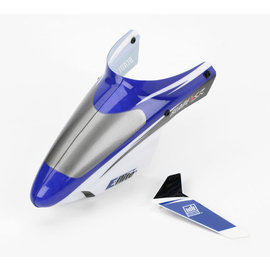 BLH EFL H3018 Complete Blue Canopy with/Vertical Fin: BMSR