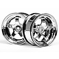 HPI RACING HPI 3591 Work Meister S1 Wheel 26mm Chrm 3mm Offset (2)