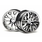 HPI RACING HPI 3712 Mesh Wheel 26mm Chrome (1mm Offset)