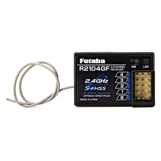 FUTABA FUT R2104GFR2104GF– 2.4 GHz S-FHSS 4-Channel Receiver