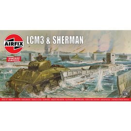 AIRFIX AIR A03301V LCM3 AND SHERMAN MODEL KIT 1/76