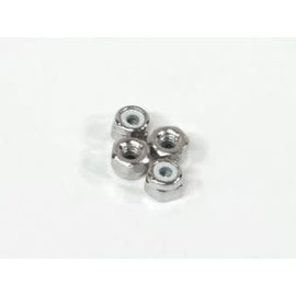 HPI RACING HPI Z661 2.6 MM LOCKNUTS SILVER 4 PACK)