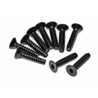 HPI RACING HPI 94632 SCREWS TP. FLAT HEAD SCREW M4x18mm (HEX SOCKET/10pcs)