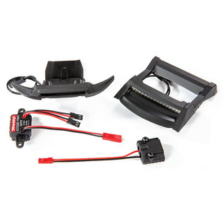 TRAXXAS TRA 6795 LED light set, complete (includes bumper with LED lights, roof skid plate with LED lights, 3-volt accessory power supply, and power tap connector (with cable)) (fits #6717 body)