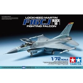 TAMIYA TAM 60786 1/72 Lockheed Martin F-16CJ Block 50 Fighting Falcon PLASTIC MODEL