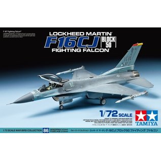 TAMIYA TAM 60786 1/72 Lockheed Martin F-16CJ Block 50 Fighting Falcon PLASTIC MODEL
