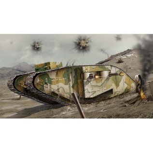 AIRFIX AIR A02337V WWI FEMALE TANK 1/76 MODEL KIT