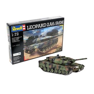 REVELL GERMANY REV 03180 1/72 Leopard 2 A6M PLASTIC MODEL