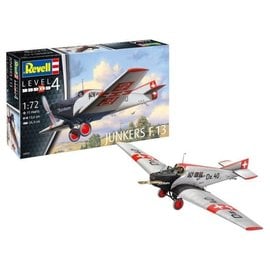 REVELL GERMANY REV 03870 1/72 Junkers F13 Aircraft PLASTIC MODEL