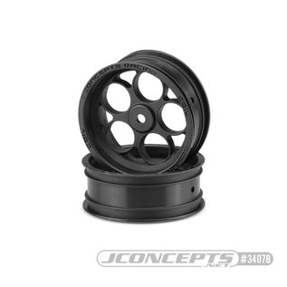 JCO 3407B COIL - 12MM HEX FRONT WHEELS BLACK