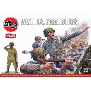 AIRFIX AIR A02711V WWII U.S. PARATROOPS 1/32 PLASTIC MODEL