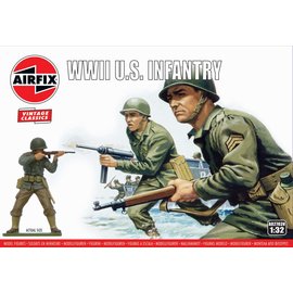 AIRFIX AIR A02703V WWII U.S. INFANTRY PLASTIC MODEL