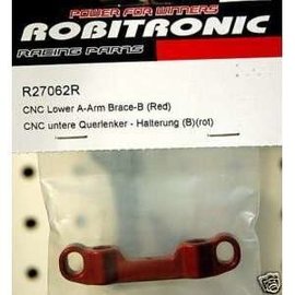 ROBITRONIC ROB R27062R CNC LOWER A ARM BRACE B RED