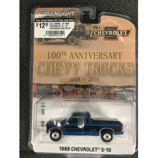 GREENLIGHT COLLECTABLES GLC 28080-B 1988 CHEVROLET S-10 EXTENDED CAB BLUE