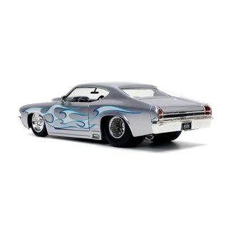 JADA TOYS JAD 32702 1969 CHEVY CHEVELLE SS SILVER