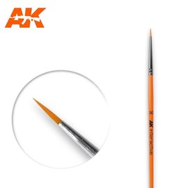 AK INTERACTIVE AKI 601 Synthetic Brush Round Size 3/0