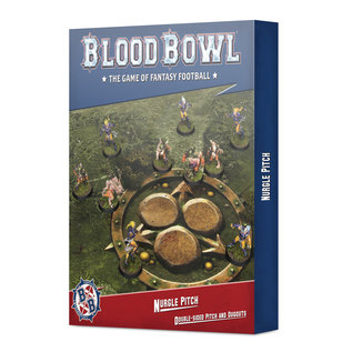 GAMES WORKSHOP WAR 99220901011 BLOOD BOWL DOUBLE-SIDED PITCH AND DUGOUTS NURGLE PITCH