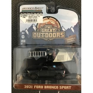 GREENLIGHT COLLECTABLES GLC 38010-F 2021 FORD BRONCO SPORT THE GREAT OUTDOORS SERIES 1