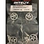 INTEGY INT C31208SILVER Billet Machined Alloy Wheels (4) for Axial 1/24 SCX24 Rock Crawler
