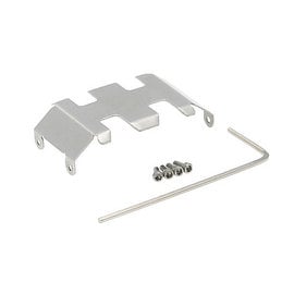 INTEGY INT C30329 Stainless Steel Chassis Protection Plate for Axial 1/24 SCX24 Rock Crawler