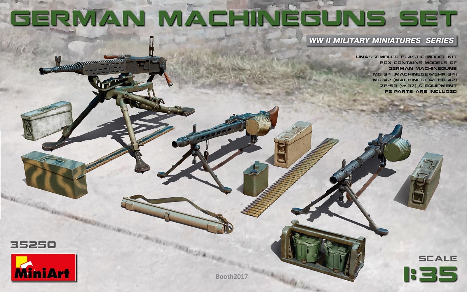 MIN 35250 MiniArt 1/35 German Machineguns Set The Zoom Room RC Toys