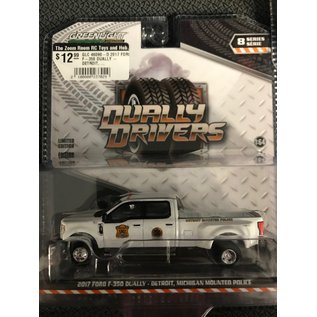 GREENLIGHT COLLECTABLES GLC 46080-D 2017 FORD F-350 DUALLY - DETROIT, MICHIGAN MOUNTED POLICE DUALLY DRIVERS SERIES 8