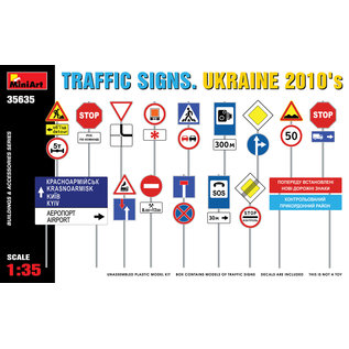 MINIART MIN 35635 MiniArt 1/35 Traffic Signs, Ukraine 2010's