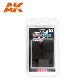 AKI 1107 AK Interactive Plastic Wargame Bases. Square Base 25X25mm (10 Units)