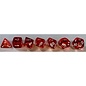 CHESSEX CHX 23074 Translucent: 7pc Red / White