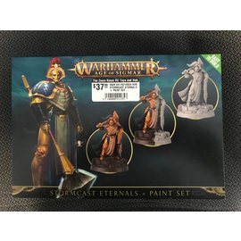 GAMES WORKSHOP WAR 99170218004 AOS STORMCAST ETERNALS + PAINT SET EASY TO BUILD