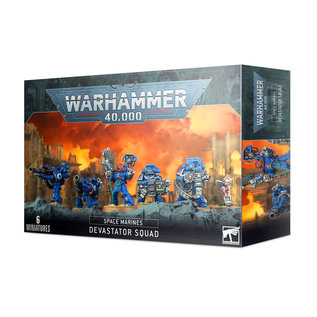 GAMES WORKSHOP WAR 99120101317 SPACE MARINE DEVASTATOR SQUAD