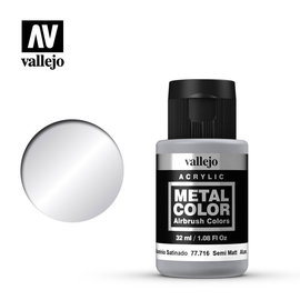 VALLEJO VAL 77716 SEMI MATT ALUM. METAL COLOR 32ml./1.08 fl.oz