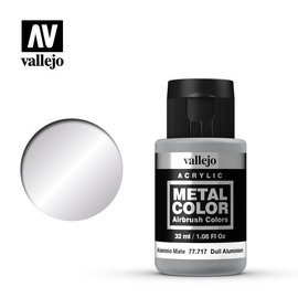 VALLEJO VAL 77717 DULL ALUMINIUM METAL COLOR 32ml./1.08 fl.oz