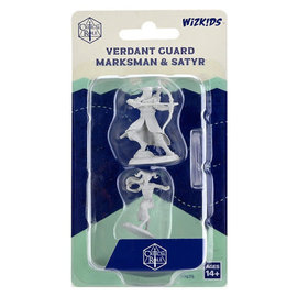 WIZKIDS WK 90474 Critical Role Unpainted Miniatures Wave 2: Verdant Guard Marksman & Satyr