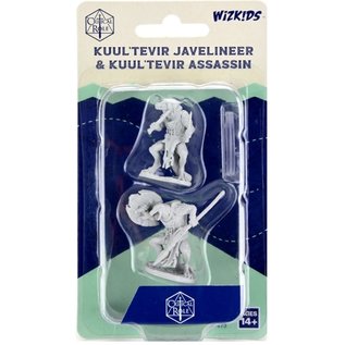 WIZKIDS WK 90473 Critical Role Unpainted Miniatures Wave 2: Kuul'tevir Javelineer & Assassin