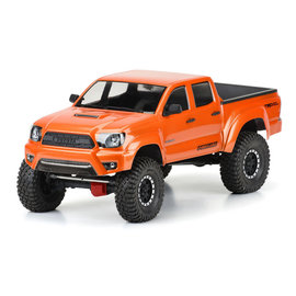 Proline Racing PRO 356800 Proline 2015 Toyota Tacoma TRD Pro Clear Body Set with Scale Molded Accessories for 12.3" (313mm) Wheelbase Scale Crawlers