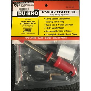 DUBRO DUB 668 Kwik-Start XL w/ USB Charger GLOW IGNITOR