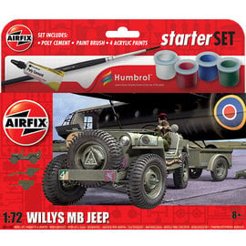 AIRFIX AIR A55117A WILLYS MB JEEP COMPLETE SET