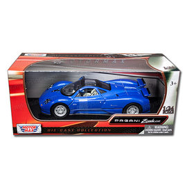 MOTOR MAX MM 73272BL PAGANI ZONDA C12 BLUE 1/24 DIE-CAST