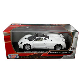 MOTOR MAX MM 73272WH PAGANI ZONDA C12 WHITE 1/24 DIE-CAST