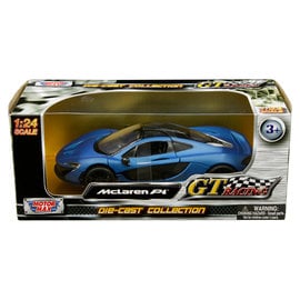 MOTOR MAX MM 79508BL MCLAREN P1 SATIN BLUE 1/24 DIE-CAST