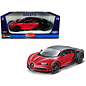 BURAGO BUR 18-11044 BUGATTI CHIRON SPORT RED / BLACK 1/18 DIECAST