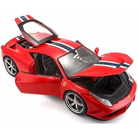 BURAGO BUR 16002 FERRARI 458 SPECIALE RED 1/18 DIECAST