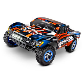 TRAXXAS TRA 58034-61-ORNG Slash: 1/10-Scale 2WD Short Course Racing Truck. Ready-To-Race® with TQ™ 2.4GHz radio system, XL-5 ESC (fwd/rev), and LED lights. Includes: 7-Cell NiMH 3000mAh Traxxas® battery